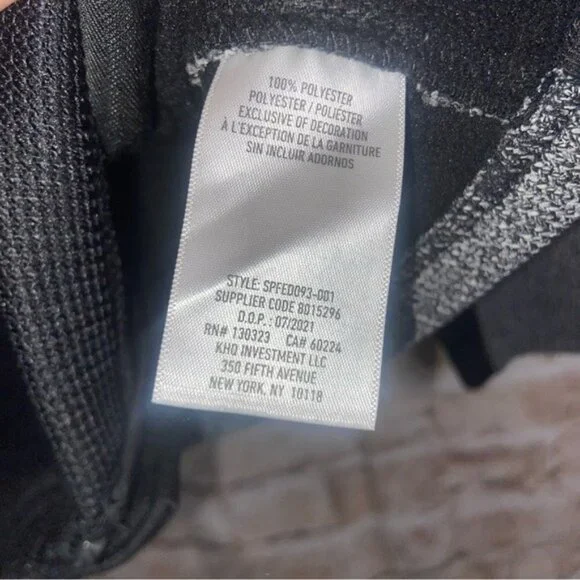 Spyder Mens Bandit Stryke Fleece Lined Jacket Gray And Black Size Medium - Picture 6 of 6